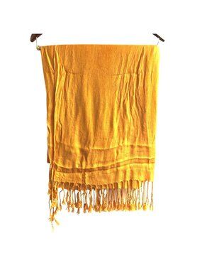 BEAUTIFUL TIMELESS YELLOW RECTANGLE SCARF